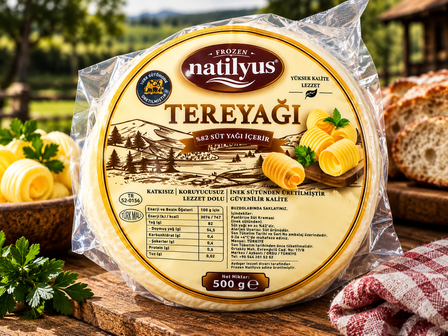 Doğal Tereyağ 500G